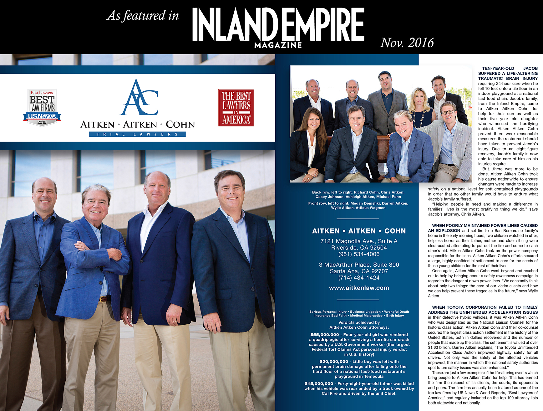 top Lawyers of Inland e=Empire