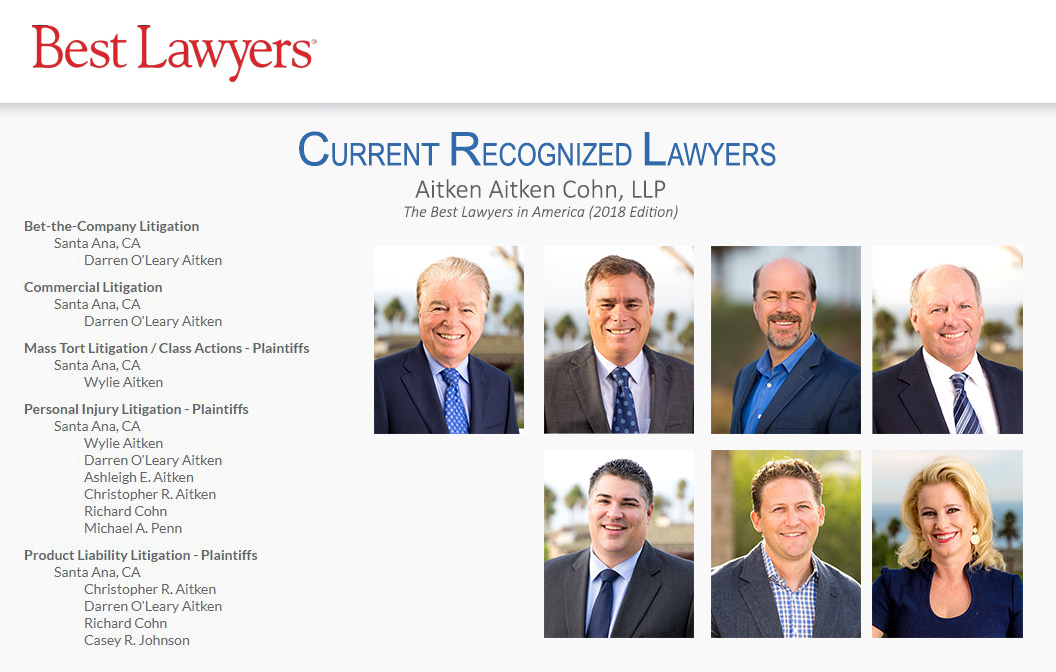 Best Lawyers in America 2018
